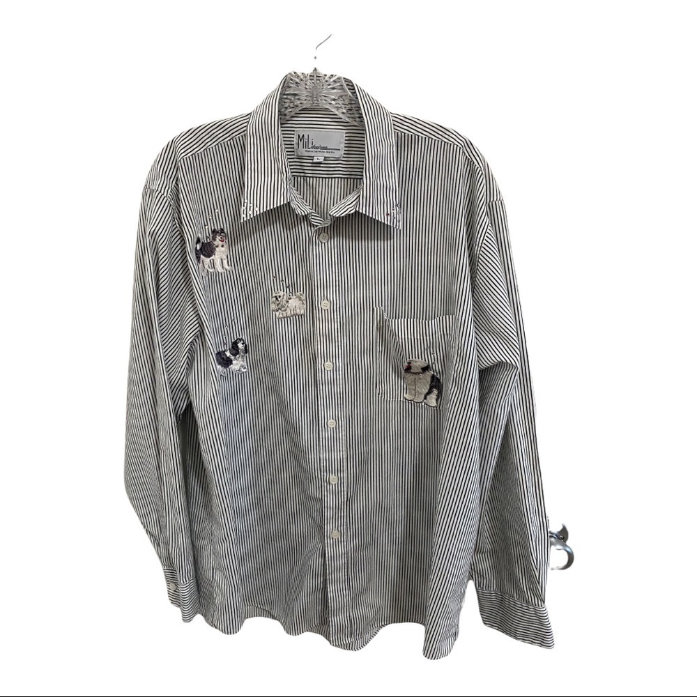 Mili Designs Blouse with Dogs and Bling